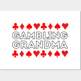 Gambling Grandma Posters and Art